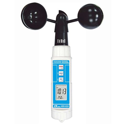 เครื่องวัดความเร็วลม แบบถ้วย Cup Thermo-Anemometer รุ่น Lutron AM-4220