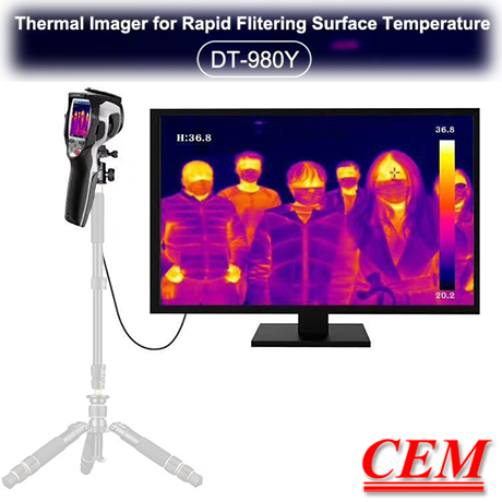 DT-980Y CEM กล้องถ่ายภาพความร้อน Thermal Imager