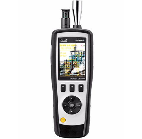 เครื่องวัดฝุ่นในอากาศ Particle Counter w/HCHO, TVCO, CO2 detectors รุ่น DT-9883M