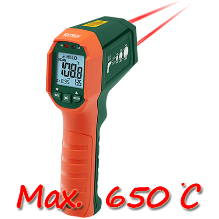 EXTECH IR320 เครื่องวัดอุณหภูมิอินฟราเรด Dual Laser IR Thermometer