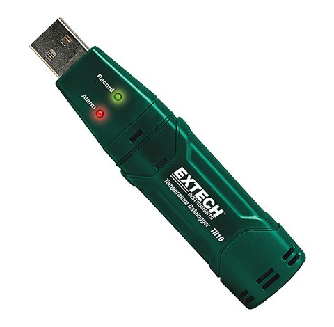 เครื่องบันทึกอุณหภูมิ Temperature USB Datalogger, Extech รุ่น TH10