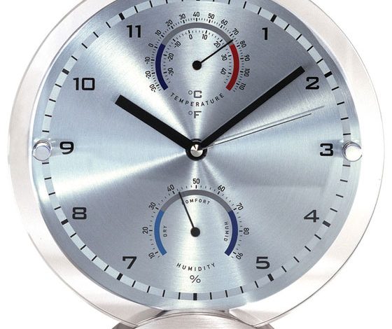 เครื่องวัดอุณหภูมิ ความชื้น นาฬิกา RH/Temp Clock ขนาด 8.5 นิ้ว รุ่น 810039